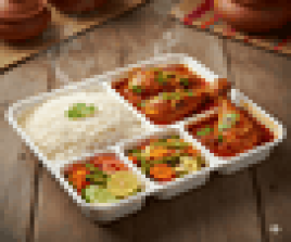 Polao + Chicken Jhal Curry + Vegitable + Salad